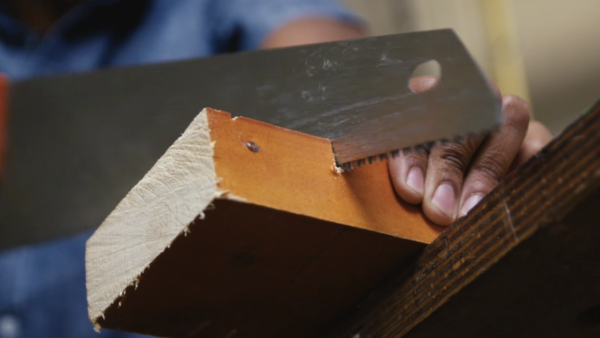 houten poppetje stap 1
