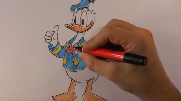 stap 10 donald duck