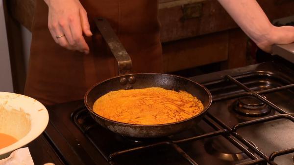 Stap 10 gekleurde pannenkoeken