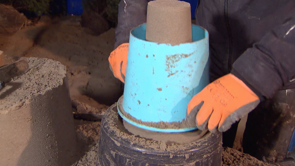 stap 2 zandsculptuur