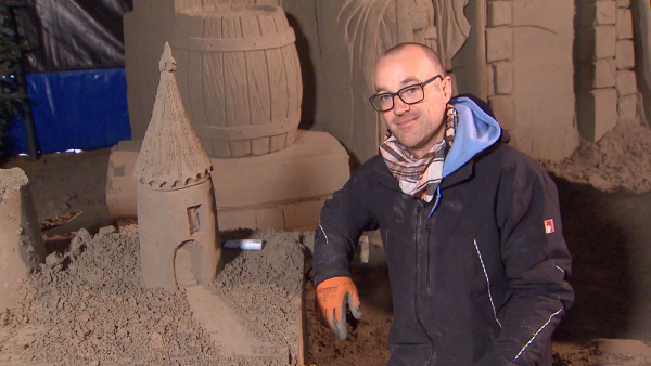 ...En klaar is je zandsculptuur!
