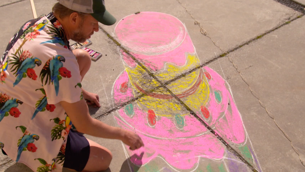 3D straattekenen stap 9