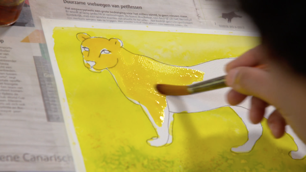 Stap 5 aquarel tekenen