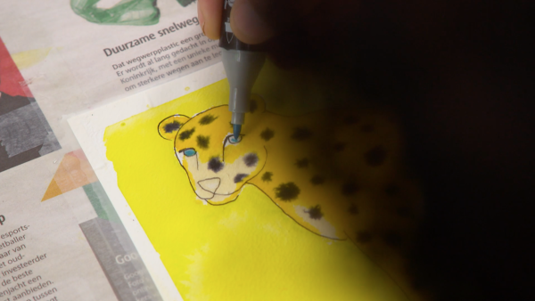 Stap 7 aquarel tekenen