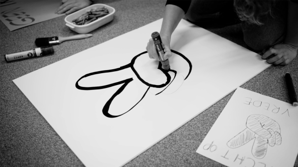 Stap 6 Protestborden maken