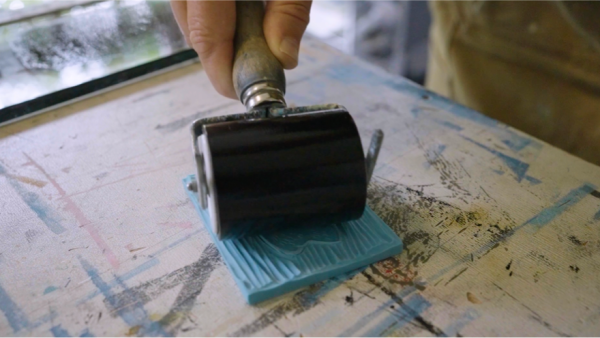 Stap 3B | stempel inrollen 