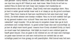 Emily wilt rijden.